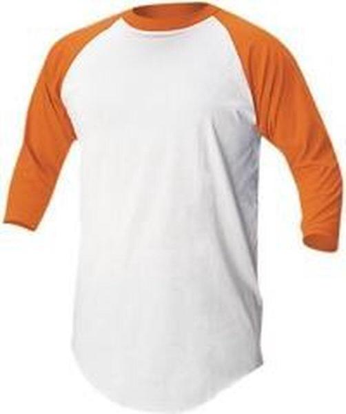 Classic Baseball Undershirt 3/4 Sleeve - Youth (Orange)