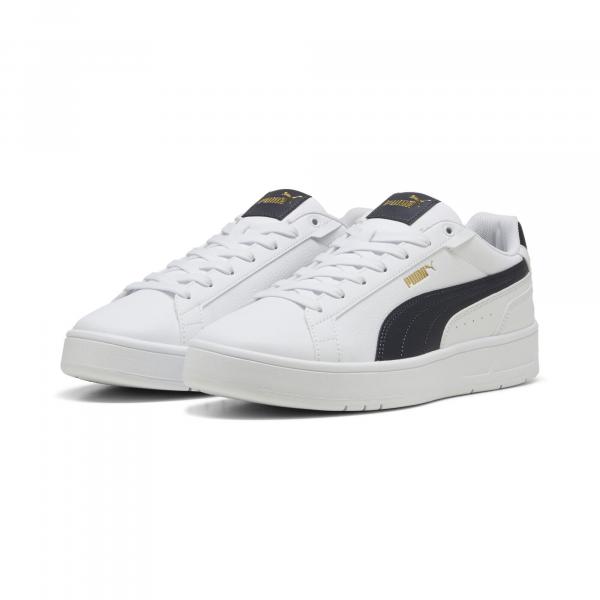 Sneakersy unisex Court Classico PUMA White New Navy Gold Blue