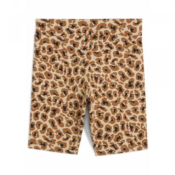 Młodzieżowe krótkie legginsy Essentials Animal PUMA Light Sand Beige