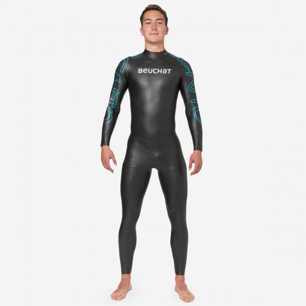 Skafander overall do freedivingu męski Beuchat Zento z neoprenu 2 mm