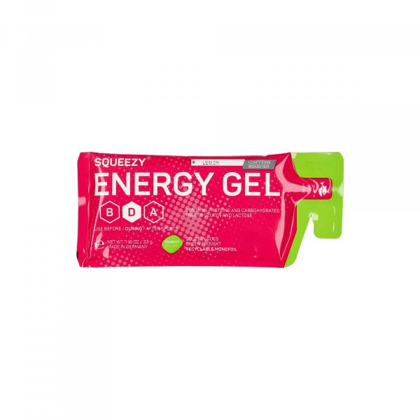 Żel energetyczny Squeezy Super Energy Gel 33 g - lemon/caffeine