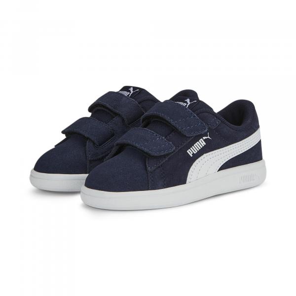 Niemowlęce sneakersy Smash 3.0 Suede PUMA Navy White Blue