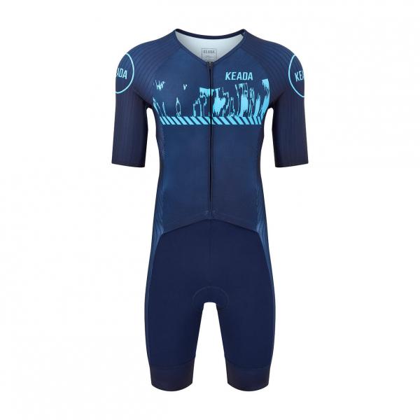Męski trisuit z rękawami - Signal Four