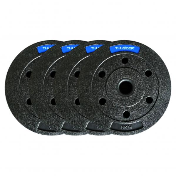 Zestaw obciążeń kompozytowych Thunder SET-B-01-20KG (4x5kg)