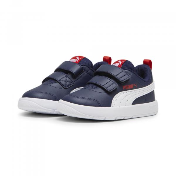 Sneakersy dla małych dzieci Courtflex V3 PUMA Navy White Red Blue