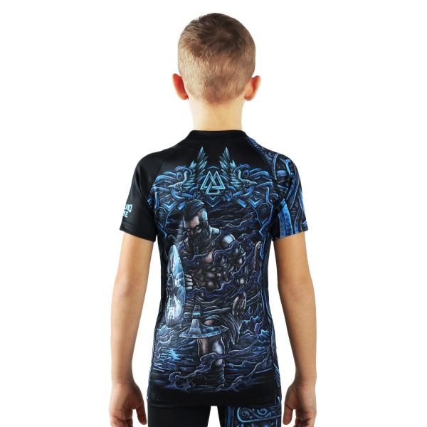 Rashguard dla dzieci Ground Game Viking z krótkim rękawem