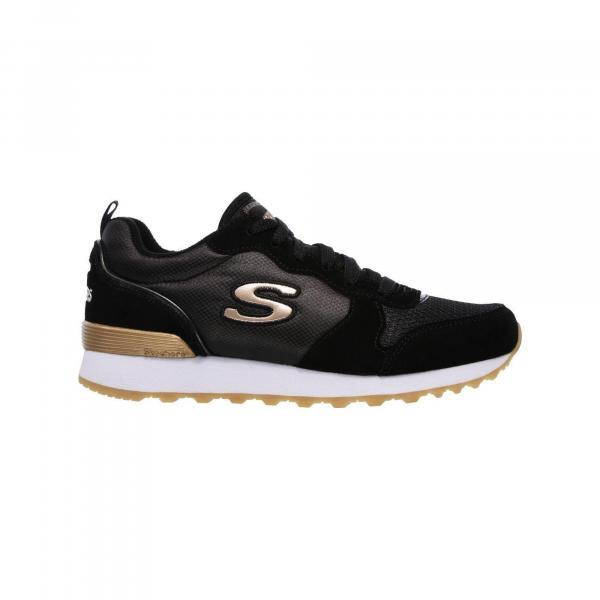 Buty na co dzień damskie SKECHERS RETROS OG 85 GOLDN GURL zamsz