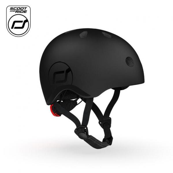 Kask dla dzieci Scootandride dla dzieci 1-5 lat Black