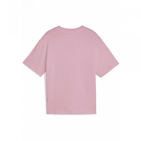 Młodzieżowa koszulka Essentials Boxy PUMA Poised Pink