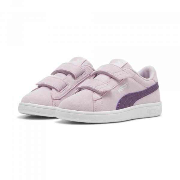 Dziecięce Sneakersy Smash 3.0 Suede PUMA Grape Mist Crushed Berry White Purple