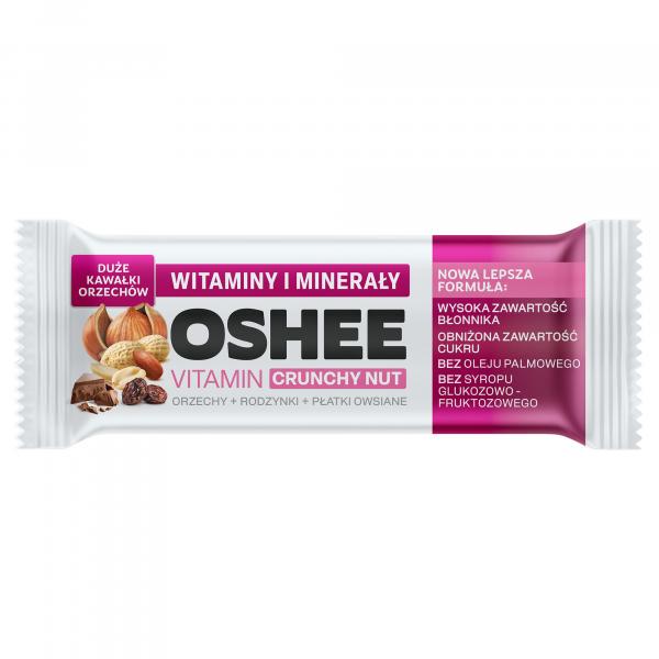 Baton zbożowy OSHEE Vitamin Musli bar rodzynki - orzechy 40g