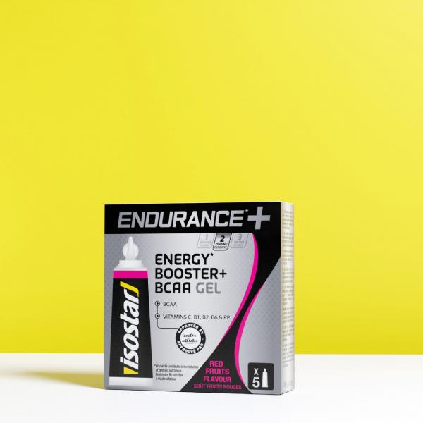 Żel energetyczny ENDURANCE BCAA czerwone owoce x5