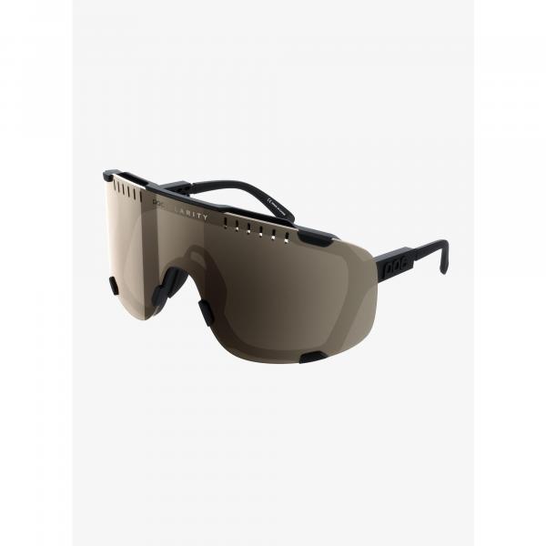 Okulary rowerowe POC Devour - black/clarity trail/silver