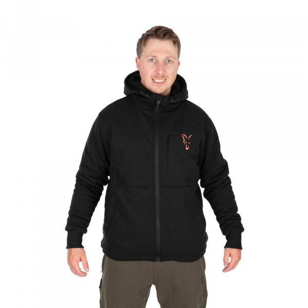 Kurtka Wędkarska Sherpa Czarna Fox Collection Jkt Black Orange