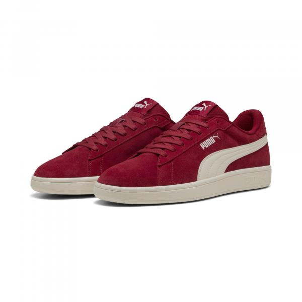 Sneakersy Smash 3.0 PUMA Dark Crimson Warm White Red