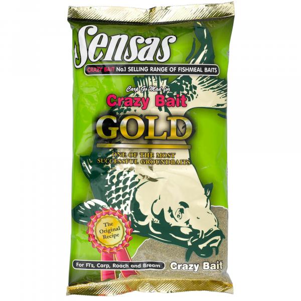 Zanęta Mieszanka Mix Karpiowa Sensas Crazy Bait Gold 1Kg