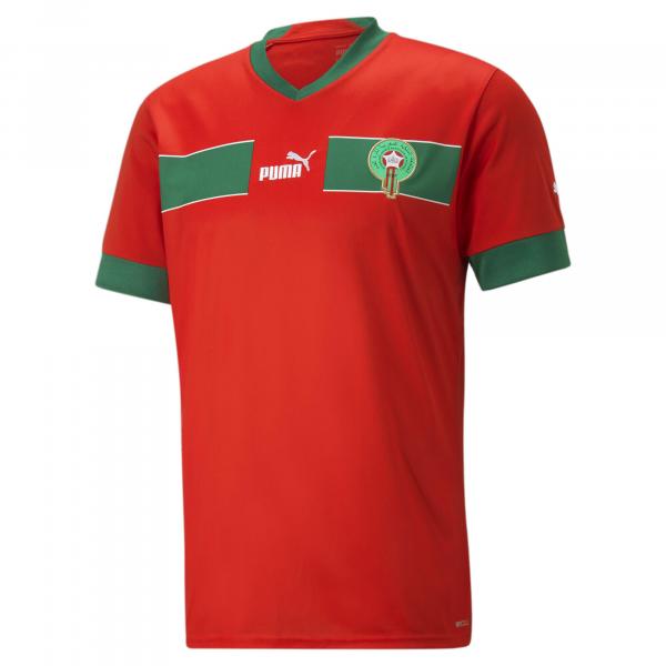 Męska replika koszulki domowej Maroko 22/23 PUMA Red Power Green