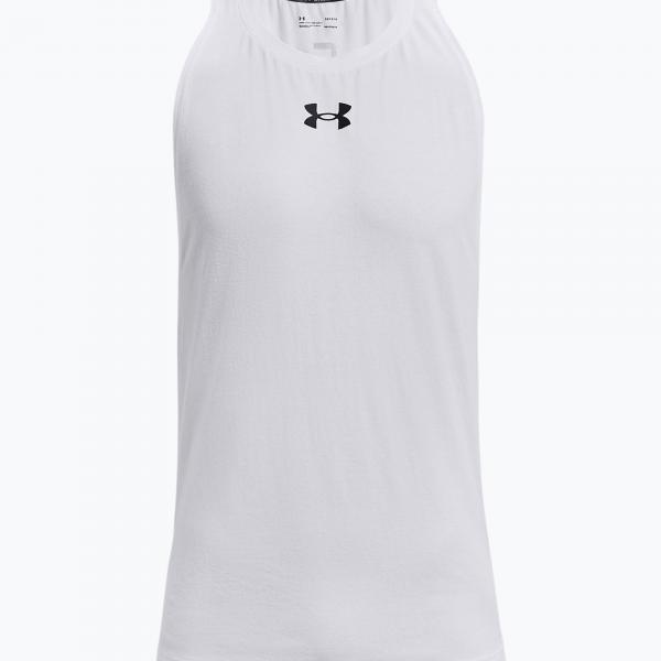 Koszulka koszykarska męska Under Armour Baseline Cotton Tank 100