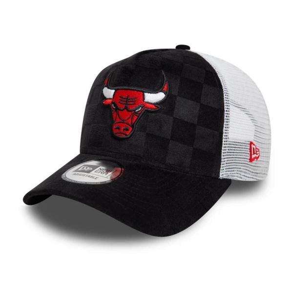 Czapka z daszkiem New Era 9FORTY Chicago Bulls Check Trucker 60595264