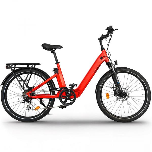UB200 | Ebike uniwersalny z pełnym zawieszeniem | Do 140 km | Czerwony | 28\