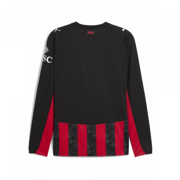 Męska koszulka domowa z długim rękawem AC Milan 25/26 PUMA