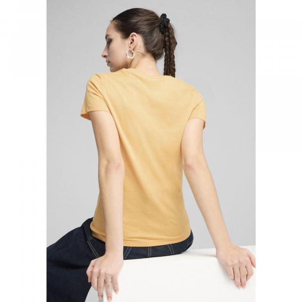Damska koszulka z logo ESS No. 1 PUMA Almost Apricot Orange