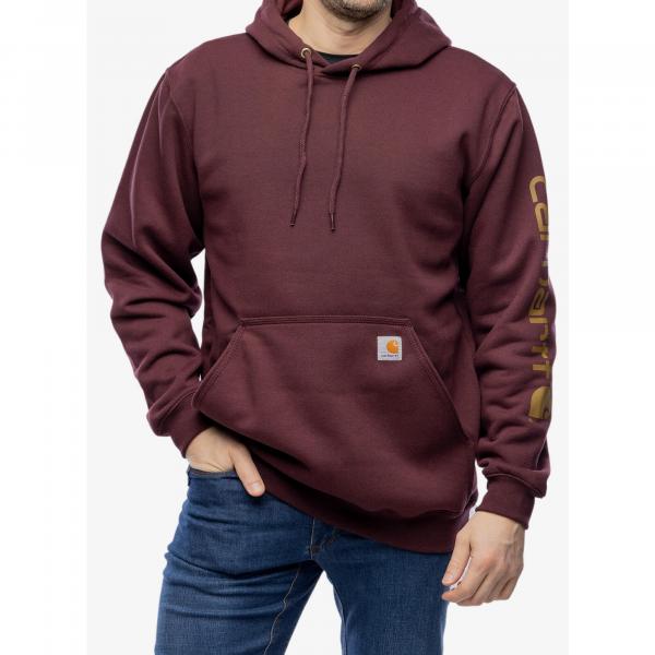 Bluza z kapturem męska Carhartt Sleeve Logo Hooded Sweatshirt