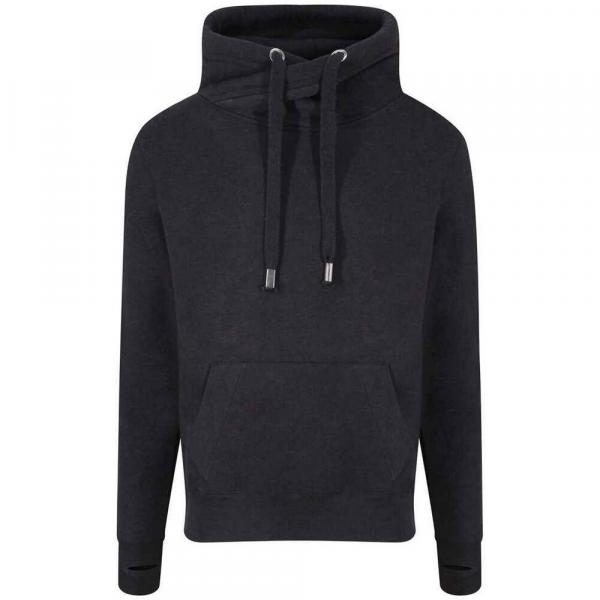 Wrzosowa Bluza Z Kapturem Z Krzyżem Unisex Dla Dorosłych