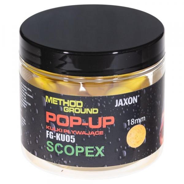 Kulki Pop-Up Jaxon Method Ground Scopex 18mm 50g