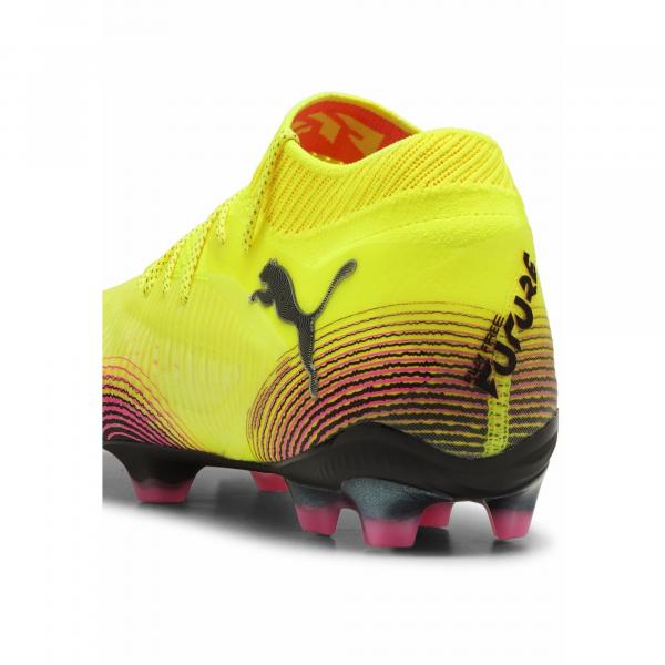 Buty piłkarskie FUTURE 8 ULTIMATE FG PUMA Yellow Alert Black Sun Struck Pink