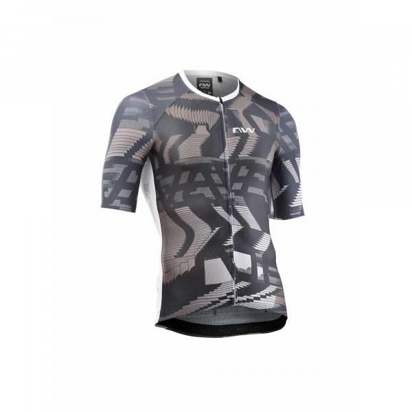 Koszulka rowerowa szosa gravel NORTHWAVE Blade Air Jersey beżowy