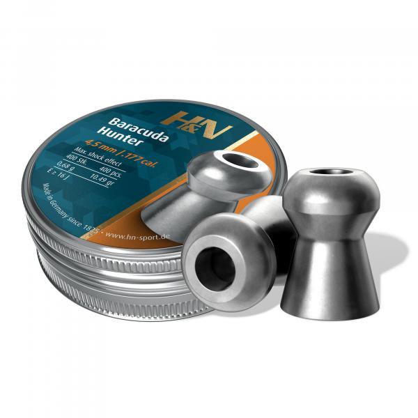 Śrut do wiatrówek Baracuda Hunter 0,68 grama kal. 4,5 mm 400 sztuk