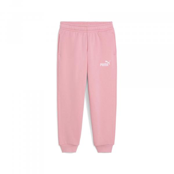 Dziecięce polarowe spodnie dresowe ESS z logo No. 1 PUMA Pinkscape Pink