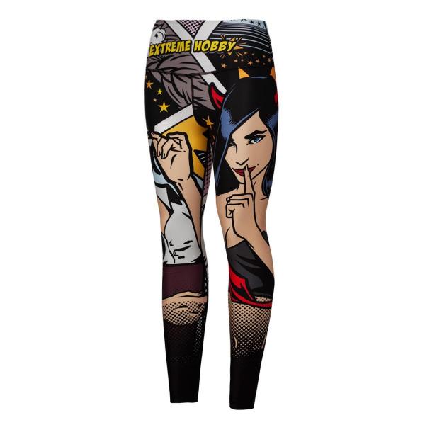 Legginsy sportowe damskie z wysokim stanem EXTREME HOBBY COMICS