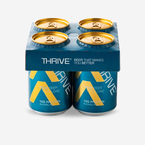 Bezalkoholowe piwo proteinowe Thrive x4