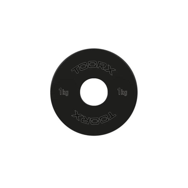 Micro Halterschijven - 50 mm - Zwart - Staal - 1kg