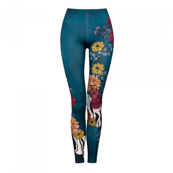 Legginsy sportowe damskie DEEP TRIP Garden