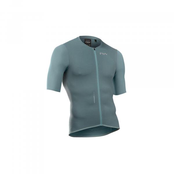 Koszulka rowerowa szosowa NORTHWAVE Essence Jersey UPF50 zielony