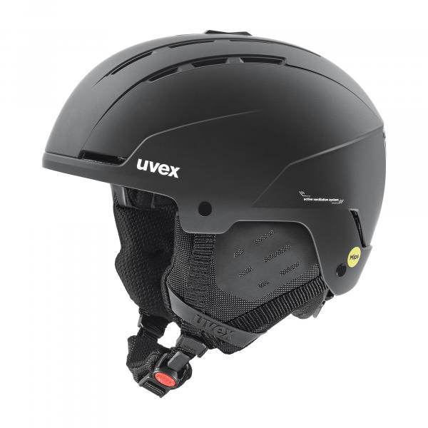 Kask narciarski UVEX Stance Mips black matte 58-62 cm