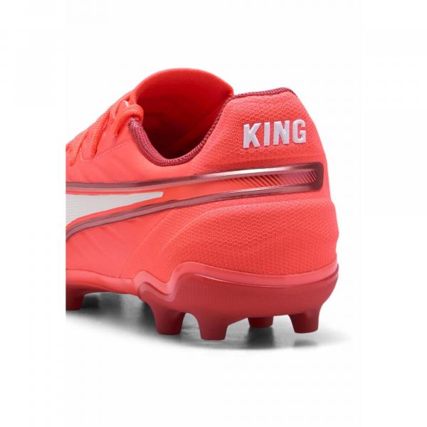 Młodzieżowe buty piłkarskie KING Match FG/AG PUMA Glowing Red White Fire