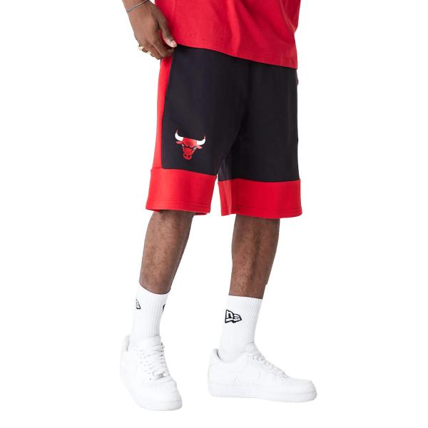 Spodnie sportowe męskie New Era Nba Colour Block Short Bulls