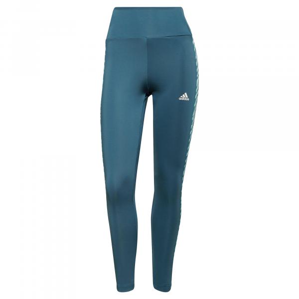 Legginsy treningowe damskie Adidas Designed to Move Hi Aeroready z kieszonką