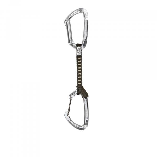 Ekspres wspinaczkowy Climbing Technology Lime Set M-UL 12 cm - silver