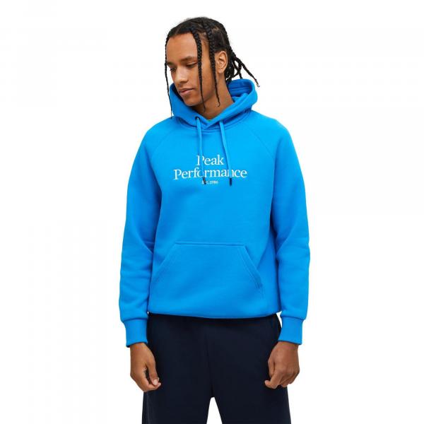 Bluza Peak Performance męska Original Hood niebieska - XL