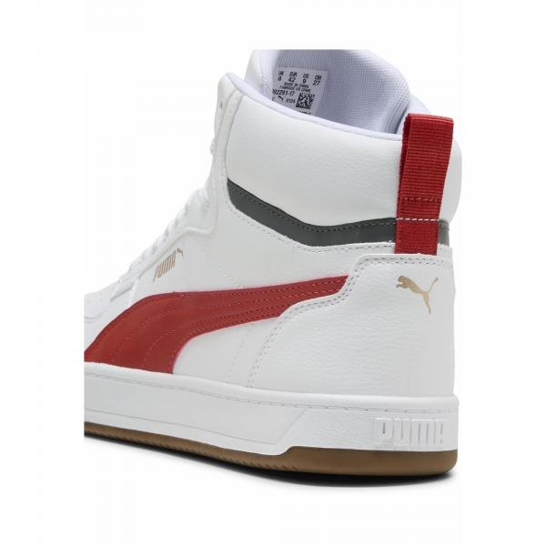 Sneakersy Caven 2.0 Mid PUMA White Red Fire Gum Beige