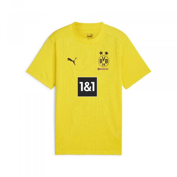 Młodzieżowa koszulka Borussia Dortmund PUMA Faster Yellow Black