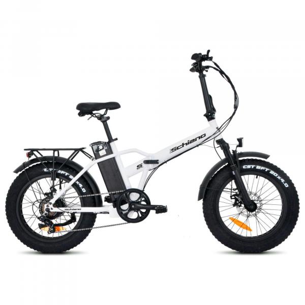 Rower elektryczny składany 20″ gruby, stalowy, amortyzowany
