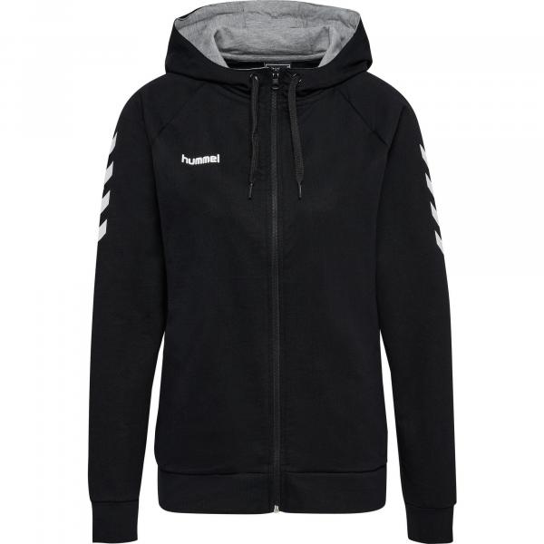 Bluza z kapturem do piłki ręcznej damska Hummel Go Cotton Zip Hoodie Woman