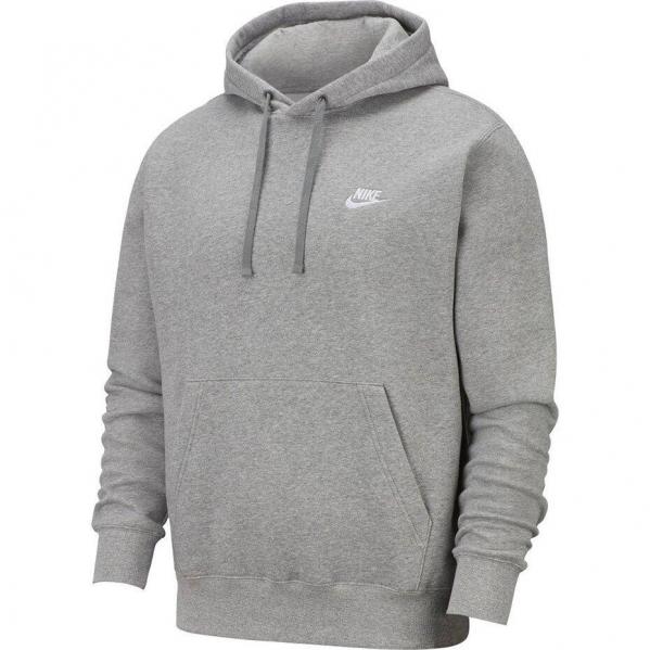 Bluza męska Nike NSW Club Hoodie jasnoszara BV2654 063