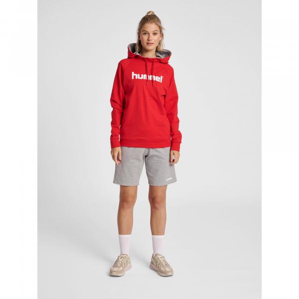 Bluza sportowa z kapturem damska Hummel Go Cotton Logo Hoodie Woman